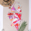 Ensemble de bikini 3 pièces à imprimé floral pour femmes