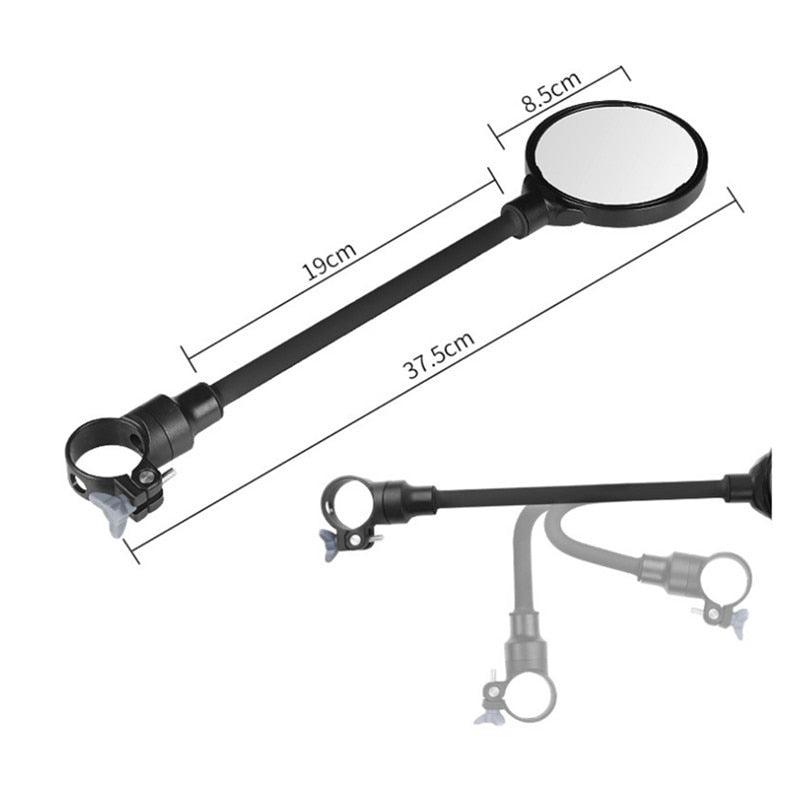 Espejo Retrovisor Ajustable para Bicicleta para Mayor Seguridad