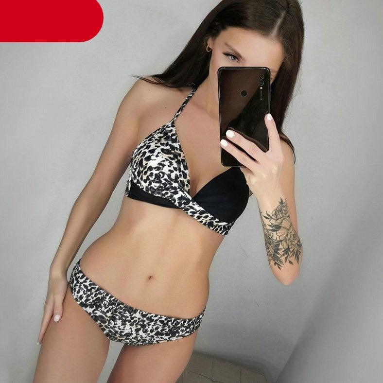 Floral Push Up Bikini Set for Women