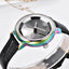 Montre analogique étanche pour femmes au style élégant avec bracelet en cuir