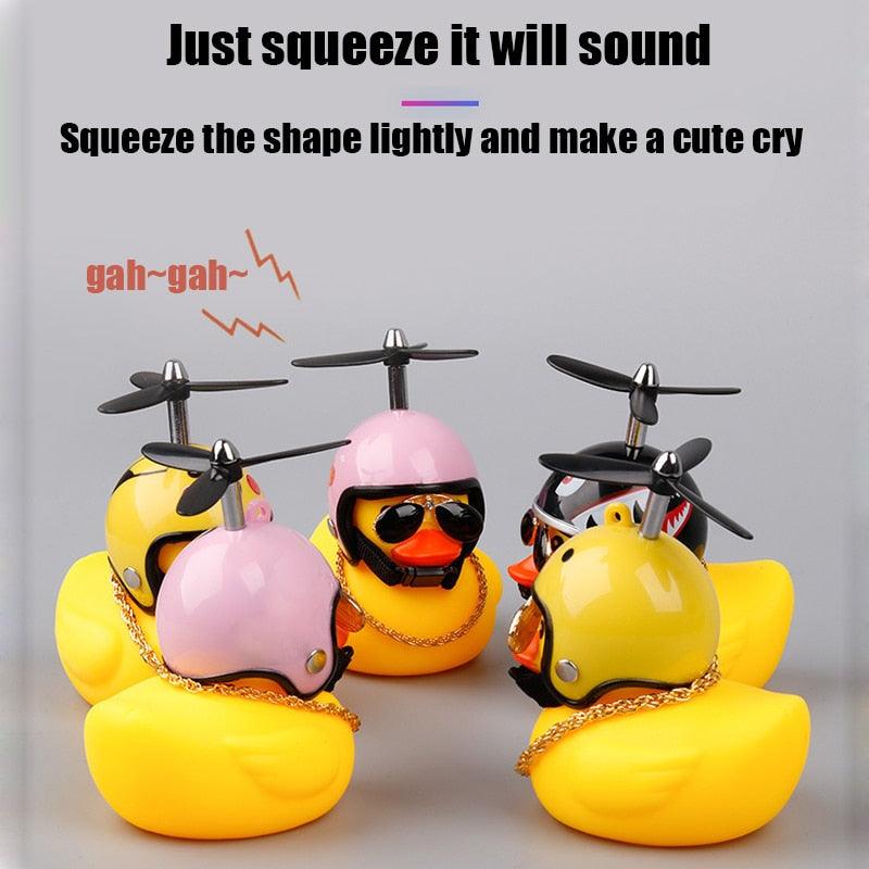 Luminous Yellow Duck Bicycle Bell for Fun Cycling