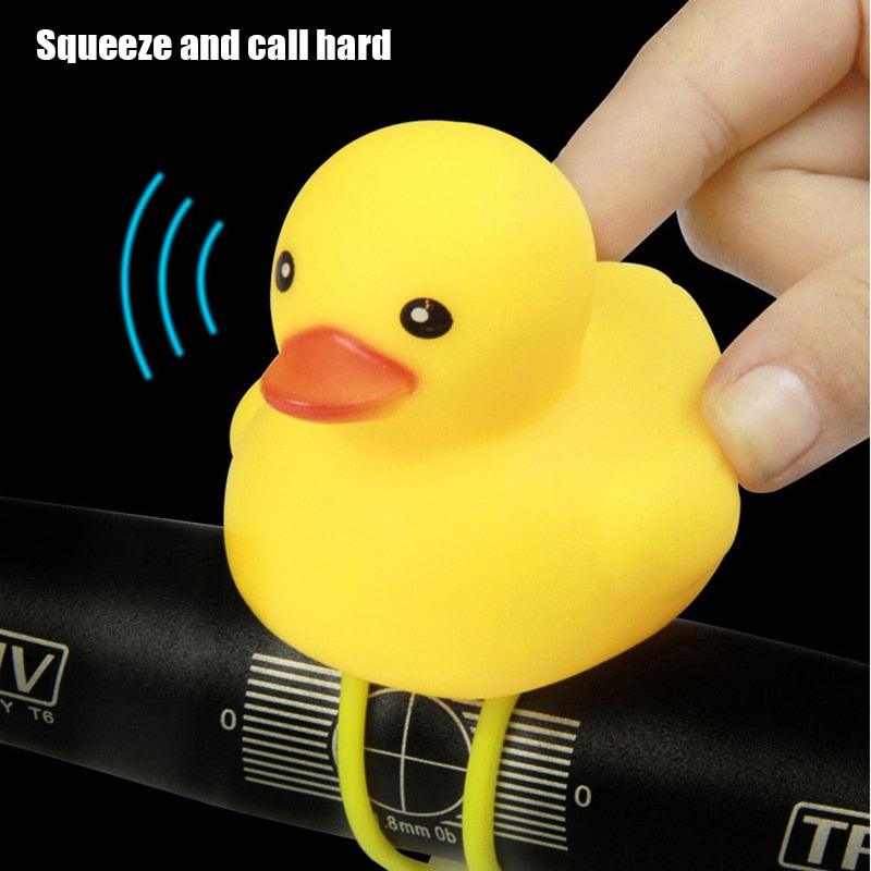 Luminous Yellow Duck Bicycle Bell for Fun Cycling