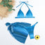 Ensemble de bikini 3 pièces à imprimé floral pour femmes