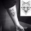Elegant Black Waterproof Temporary Tattoo Stickers