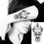 Elegant Black Waterproof Temporary Tattoo Stickers