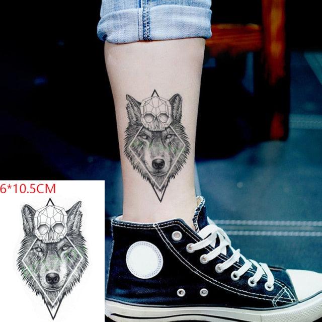 Elegant Black Waterproof Temporary Tattoo Stickers