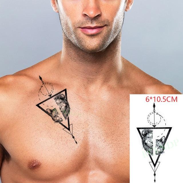 Elegant Black Waterproof Temporary Tattoo Stickers