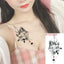 Elegant Black Waterproof Temporary Tattoo Stickers