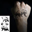 Elegant Black Waterproof Temporary Tattoo Stickers