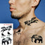 Elegant Black Waterproof Temporary Tattoo Stickers