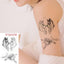 Elegant Black Waterproof Temporary Tattoo Stickers