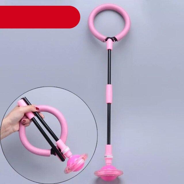 LED Flash Wheel Jumping Ball - Fitness Skipping Rope