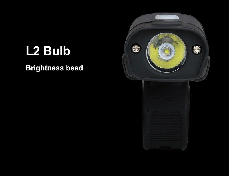 USB Rechargeable LED Front Bicycle Light - Waterproof & Bright