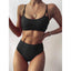High Waist Push Up Bikini Set for Women