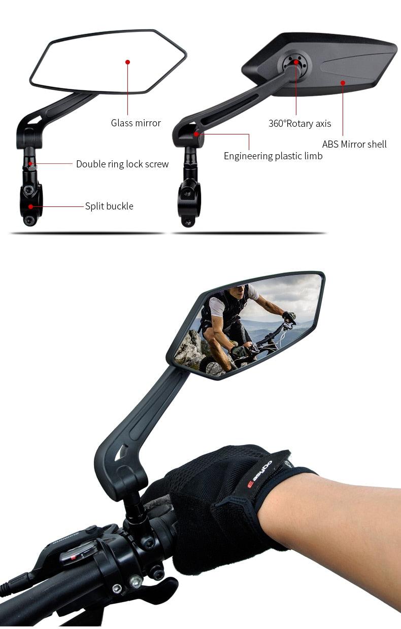 Espejo Retrovisor Ajustable de 360 Grados para Bicicleta - Accesorio de Ciclismo Premium