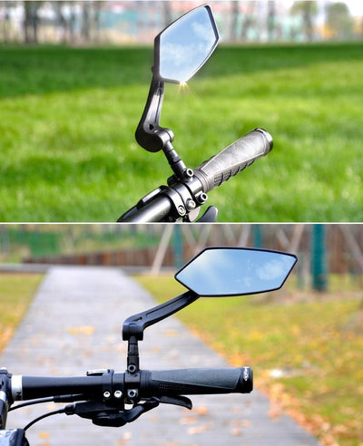 360 Degree Adjustable Bike Rear View Mirror - Premium Cycling Accessory