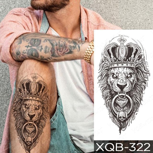 Elegant Black Waterproof Temporary Tattoo Stickers