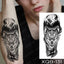 Elegant Black Waterproof Temporary Tattoo Stickers