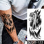 Elegant Black Waterproof Temporary Tattoo Stickers