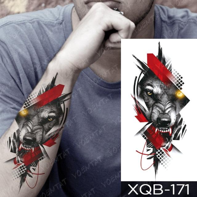 Elegant Black Waterproof Temporary Tattoo Stickers