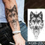 Elegant Black Waterproof Temporary Tattoo Stickers