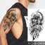Elegant Black Waterproof Temporary Tattoo Stickers