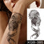 Elegant Black Waterproof Temporary Tattoo Stickers