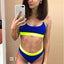 Ensemble de bikini triangle classique Allurelation pour femmes