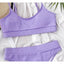 Ensemble de bikini triangle classique Allurelation pour femmes