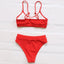 Ensemble de bikini triangle classique Allurelation pour femmes
