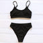 Ensemble de bikini triangle classique Allurelation pour femmes