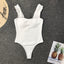 Elegant Black One-Piece Swimsuit with Ruffles