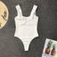Elegant Black One-Piece Swimsuit with Ruffles