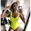 Elegant Black One-Piece Swimsuit with Ruffles