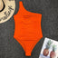 Elegant Black One-Piece Swimsuit with Ruffles
