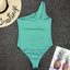 Elegant Black One-Piece Swimsuit with Ruffles