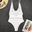 Elegant Black One-Piece Swimsuit with Ruffles