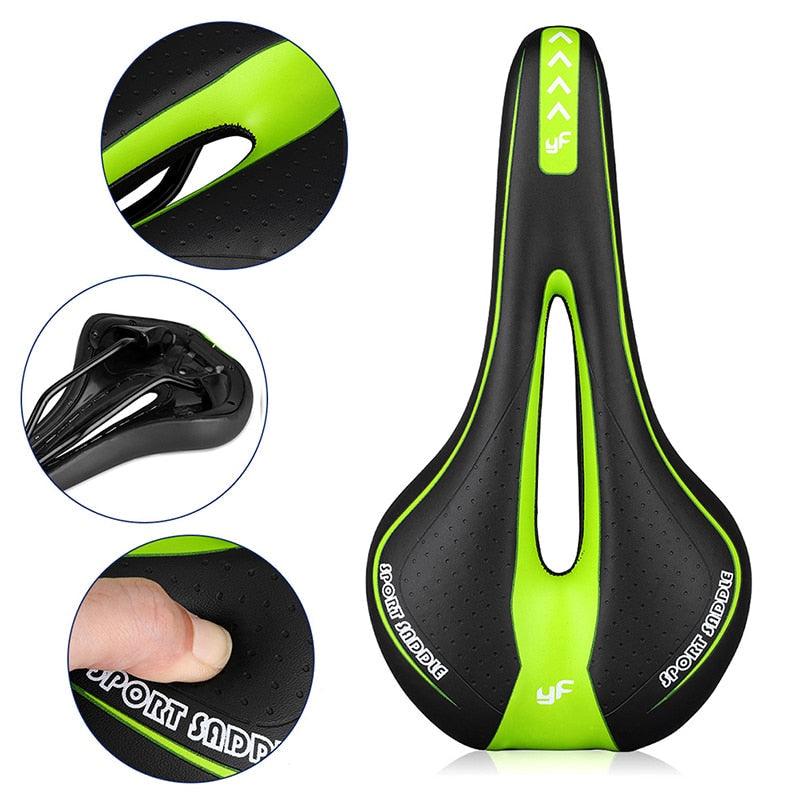 Selle de vélo en gel confort pour VTT et vélos de route