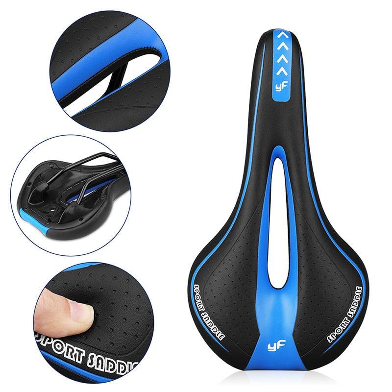 Selle de vélo en gel confort pour VTT et vélos de route