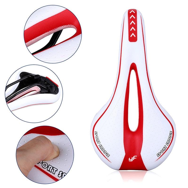 Selle de vélo en gel confort pour VTT et vélos de route