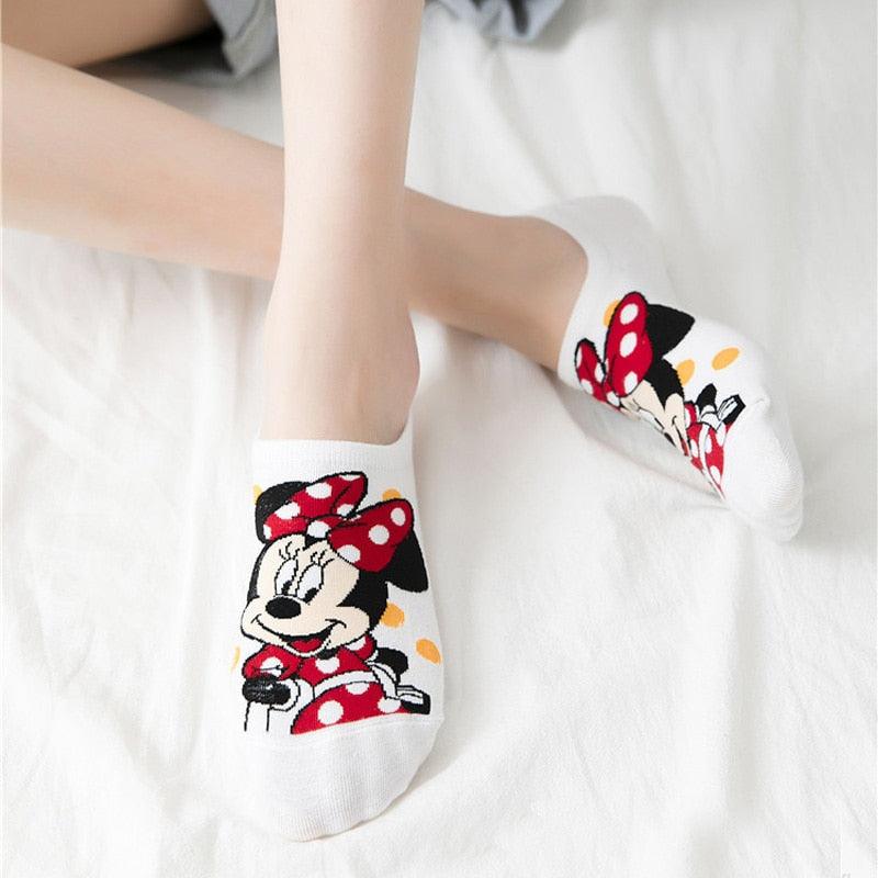 5 Pairs Cute Cartoon Animal Ankle Socks for Women