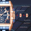 Montre analogique à quartz pour homme élégante avec fonctionnalités lumineuses