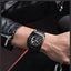 Montre analogique à quartz pour homme élégante avec fonctionnalités lumineuses