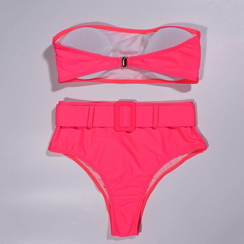 Ensemble de bikini taille haute premium pour femmes