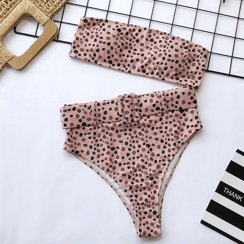 Ensemble de bikini taille haute premium pour femmes