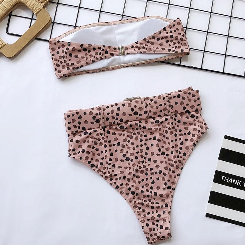 Ensemble de bikini taille haute premium pour femmes