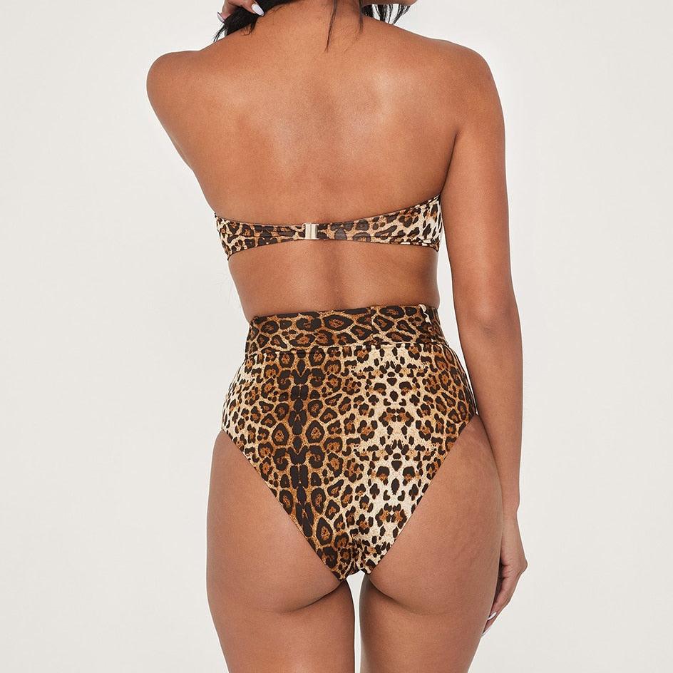 Ensemble de bikini taille haute premium pour femmes