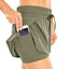 Women's 2-in-1 Workout Running Shorts with Liner