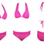 Elegant High Waist Push Up Bikini Set for Women