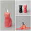 Black Cat Skeleton Candle - Unique Gift for Cat Lovers